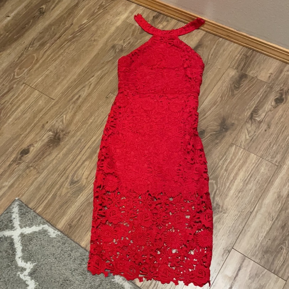 Lulus red bodycon dress